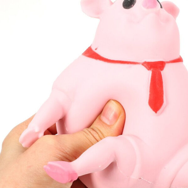 Stress Relief Animal Toy Figure Stretchable Decompression Toy Pig_6
