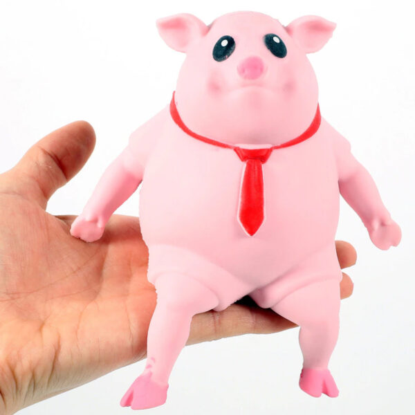 Stress Relief Animal Toy Figure Stretchable Decompression Toy Pig_7