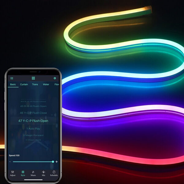 Remote and APP Controlled RGB LED Neon Symphony Light- USB Powered_11