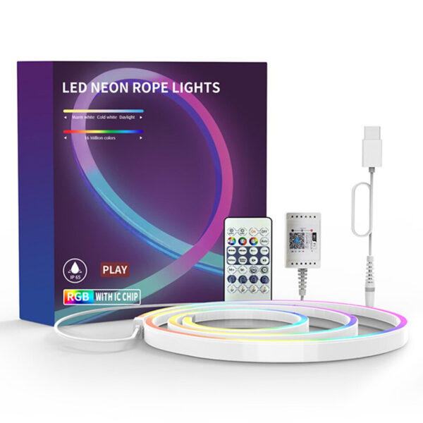 Remote and APP Controlled RGB LED Neon Symphony Light- USB Powered_1