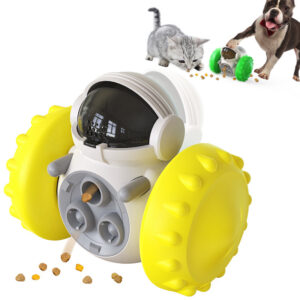 Pet Food Dispenser Tumbler Dog Treat Toy