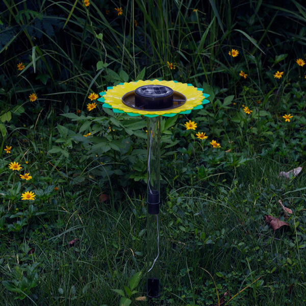 Outdoor Sunflower Solar Bird Feeding Tray_15