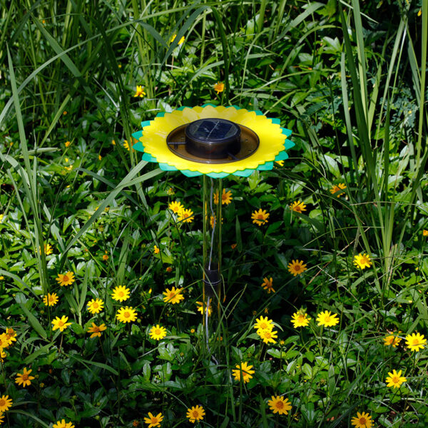 Outdoor Sunflower Solar Bird Feeding Tray_14