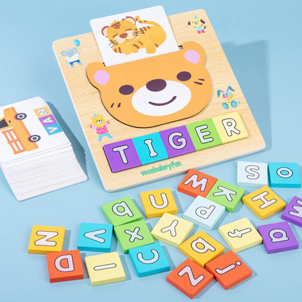 2-in-1 Wooden Learning Board Early Education Kid’s Puzzle Toy_11