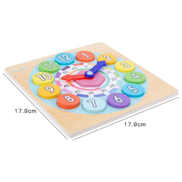 2-in-1 Wooden Learning Board Early Education Kid’s Puzzle Toy_3