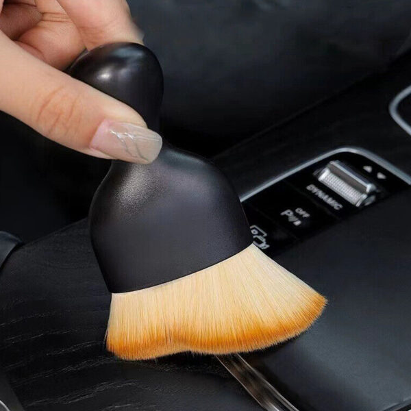Car Interior Auto Detailing Brush Soft Bristles Dust Removal Brush_7
