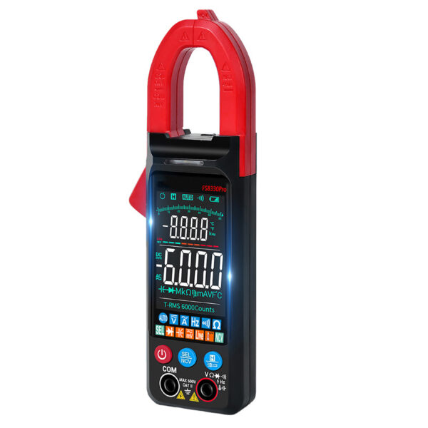Portable Clamp Multimeter Current and Voltage Meter- Battery Operated_0