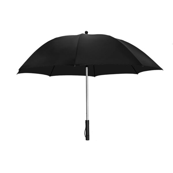 Sun Protection Parasol Foldable Fan Beach Umbrella- USB Rechargeable_0