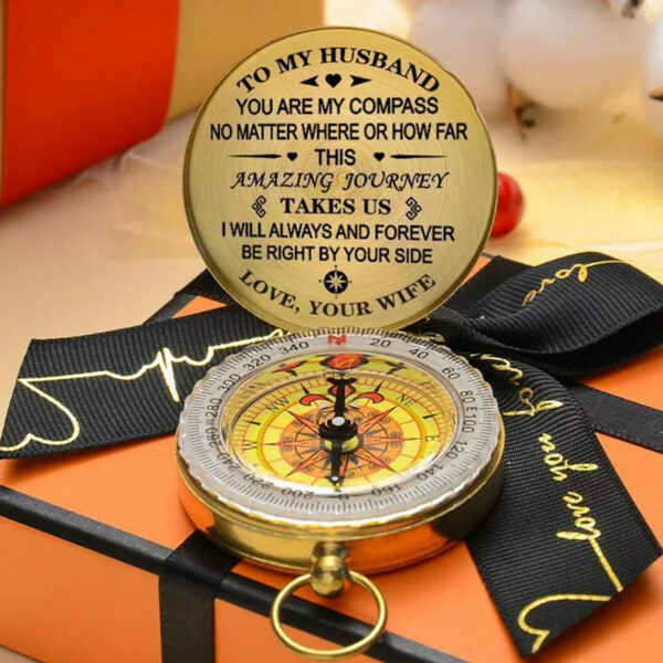 Retro Designed Outdoor Traveling Compass with Dedication Message_15
