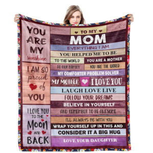 Cozy Soft Blanket Heart Warming Special Occasion Gift for Women