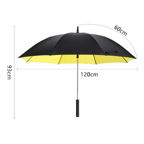 Sun Protection Parasol Foldable Fan Beach Umbrella- USB Rechargeable_4