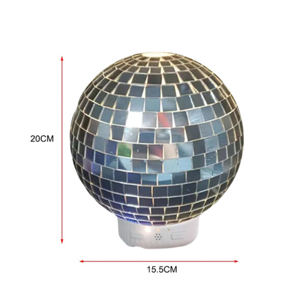 Rotating Disco Ball Indoor Air Humidifier and Scent Diffuser- Plugged in_1