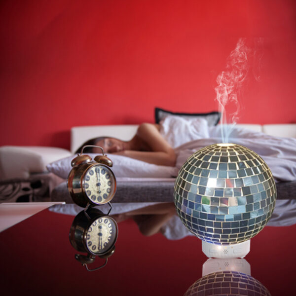 Rotating Disco Ball Indoor Air Humidifier and Scent Diffuser- Plugged in_3