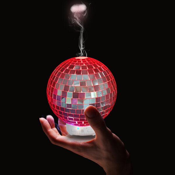 Rotating Disco Ball Indoor Air Humidifier and Scent Diffuser- Plugged in_4