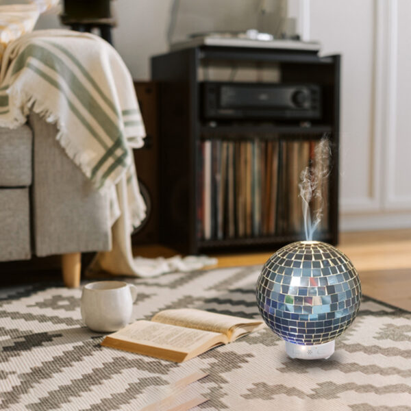 Rotating Disco Ball Indoor Air Humidifier and Scent Diffuser- Plugged in_6