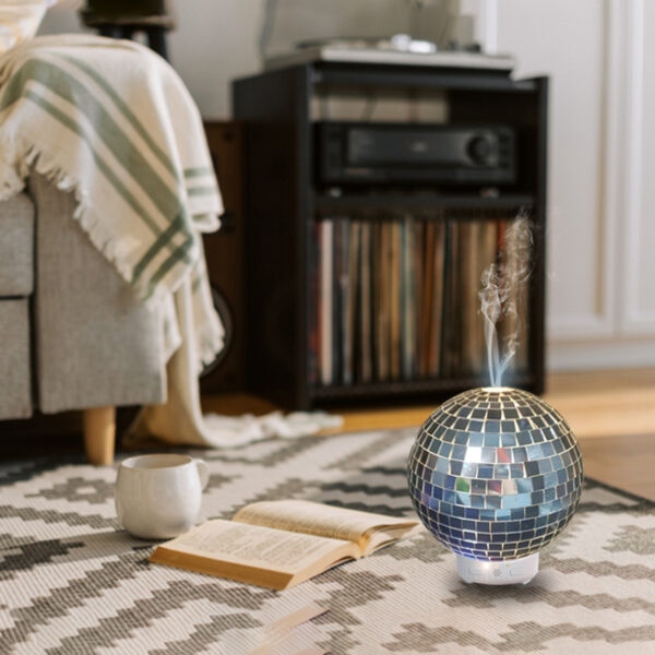 Rotating Disco Ball Indoor Air Humidifier and Scent Diffuser- Plugged in_7