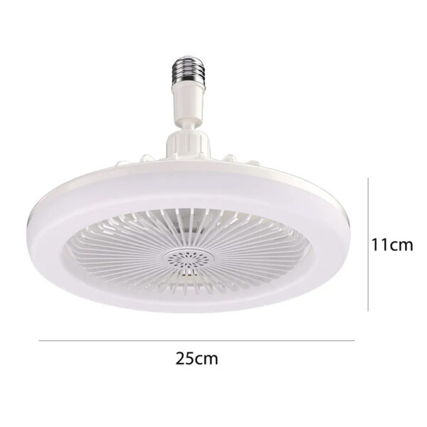 E27 Remote Controlled Indoor Ceiling Light and Cooling Electric Fan_2