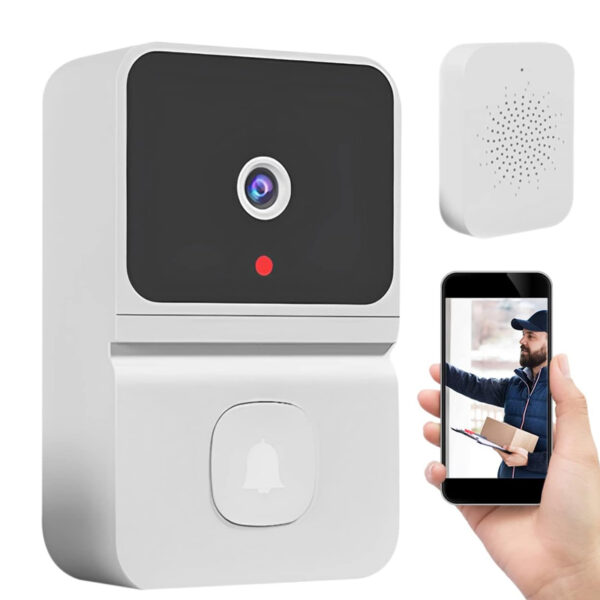 Wireless Video Support Doorbell with Night Vision Camera and Audio_6