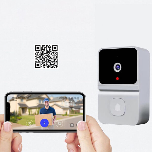 Wireless Video Support Doorbell with Night Vision Camera and Audio_11