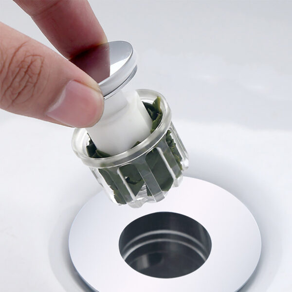 Universal Pop-Up Basin Plug Drain Stopper Sewer Filter Deodorizer_9