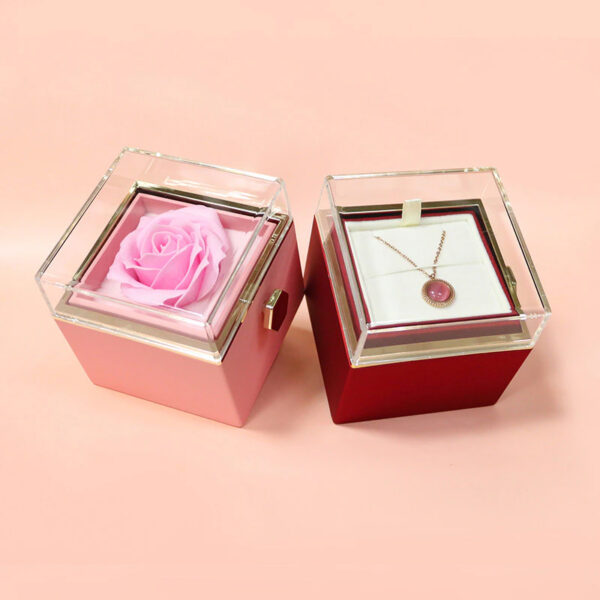 Eternal Rose Box Preserved Flower Surprise Proposal Jewelry Box_12