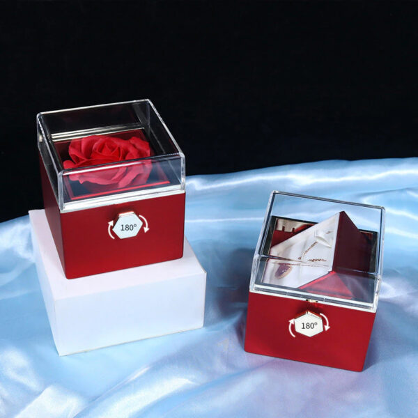 Eternal Rose Box Preserved Flower Surprise Proposal Jewelry Box_13
