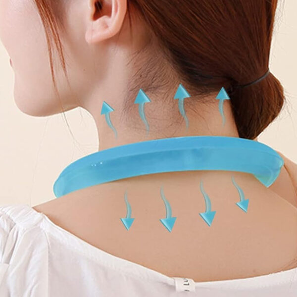 Reusable Cooling Neck Wrap Wearable Heat Protection Cooler Tube_11