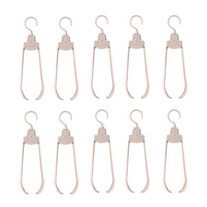 Pack of 10 Retractable Minimalist Design Laundry Hangers