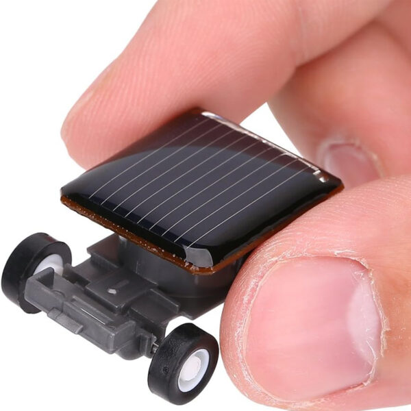Mini Solar-Powered Toy Car Robot Racing Car for Kids_12