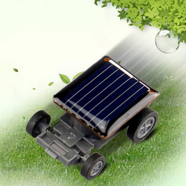 Mini Solar-Powered Toy Car Robot Racing Car for Kids_13