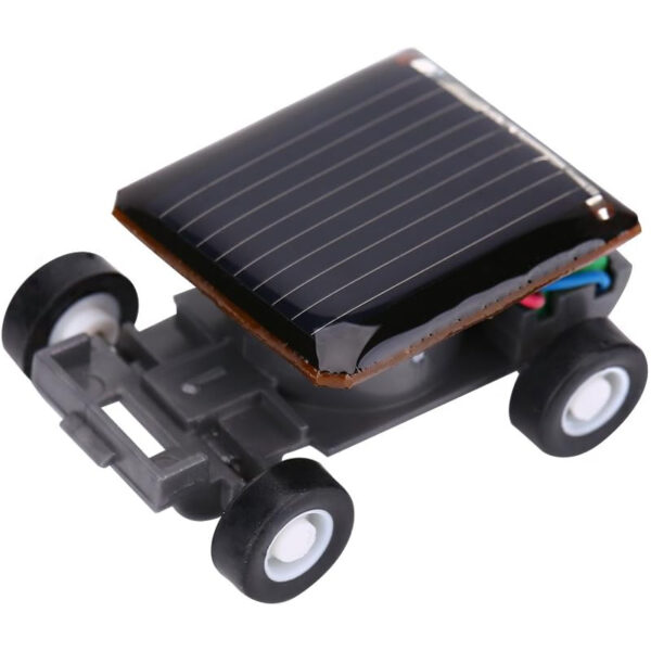 Mini Solar-Powered Toy Car Robot Racing Car for Kids_3