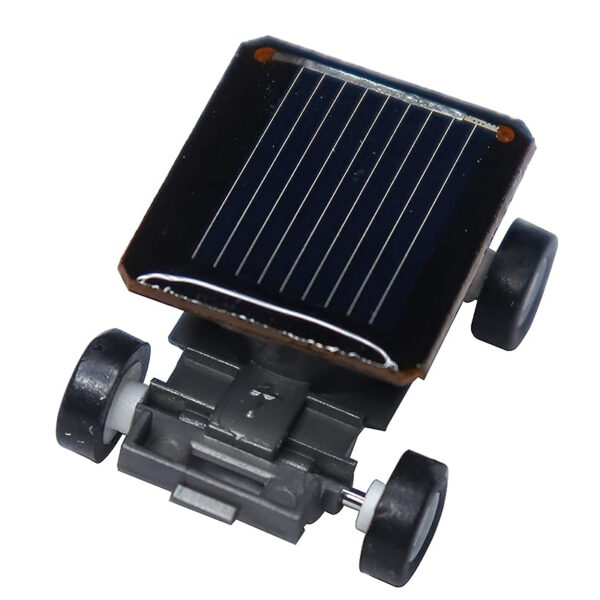 Mini Solar-Powered Toy Car Robot Racing Car for Kids_4