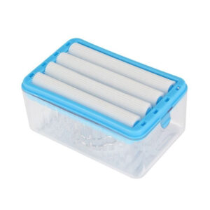 2 in 1 Bubble Forming Soap Dish Multifunctional Soap Box with Rollers