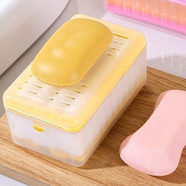 2 in 1 Bubble Forming Soap Dish Multifunctional Soap Box with Rollers_14