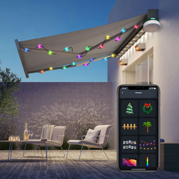 Double Powered Outdoor Camping LED String Light USB Solar Charging_6