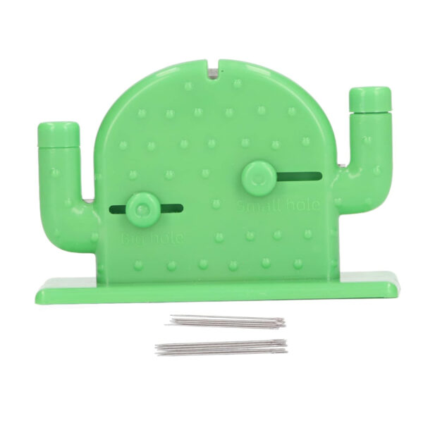 Time Saving Double Headed Automatic Cactus Hand Sewing Needle Threader_4
