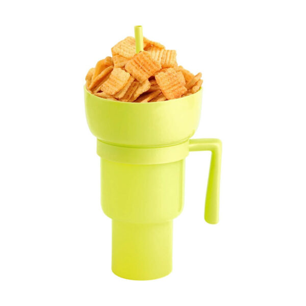 Snack and Sip Stadium Hand Cup Reusable Leakproof Snacking Bowl_20