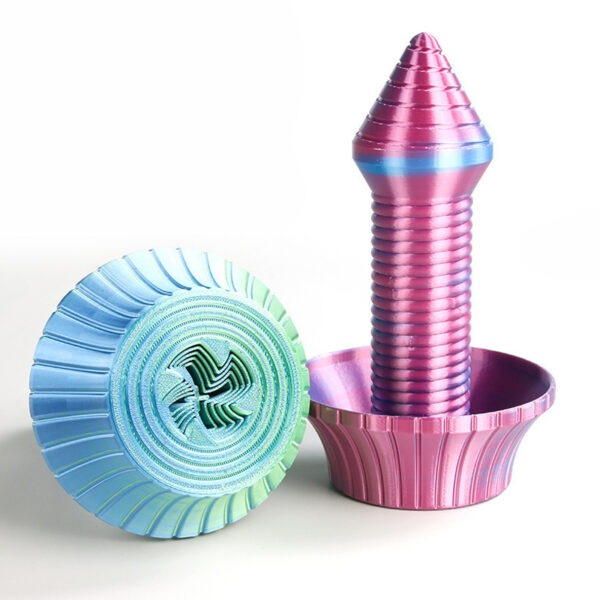 3D Retractable Metallic Spiral Toy Katana Stress Relief Decompression Toy_7
