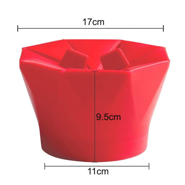 Quick and Easy Collapsible Silicone Bowl Microwaveable Popcorn Bucket_1