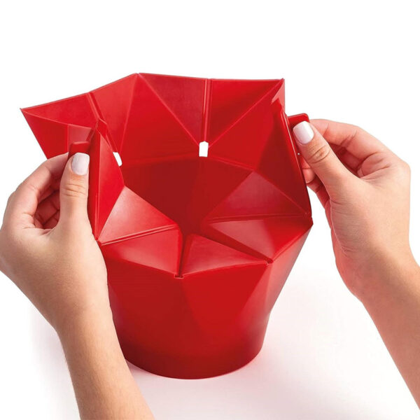 Quick and Easy Collapsible Silicone Bowl Microwaveable Popcorn Bucket_5