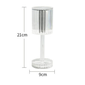 Crystal Gatsby Remote and Touch Control Night Lamp-USB Rechargeable