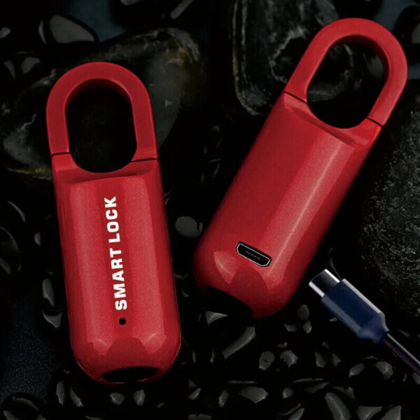 Smart Keyless Mini Travel Padlock with Fingerprint Sensor- USB Charging_9