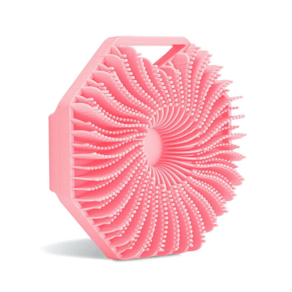 Antimicrobial Washer Silicone Exfoliating Body Scrubber for Sensitive Skin_2