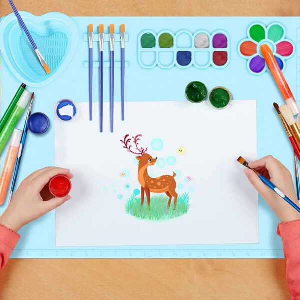 Non-Stick Silicone Washable Drawing and Painting Art Crafting Mat_3