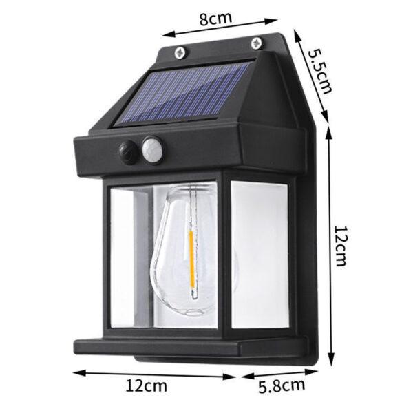 Motion-Sensor LED Solar Tungsten Bulb Light Solar-Powered_3