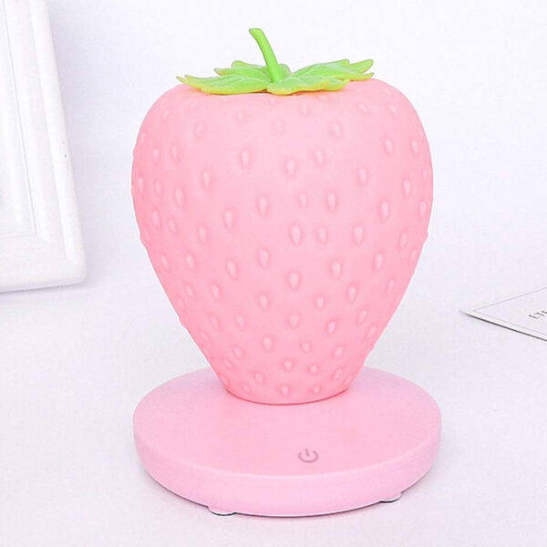 Touch Sensor Strawberry Children’s LED Night Lamp- USB Rechargeable_12