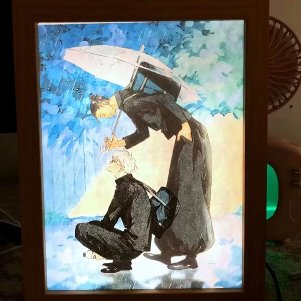 A4 Jujutsu Kaisen Anime Art Light Painting Table Decor- USB Rechargeable_11
