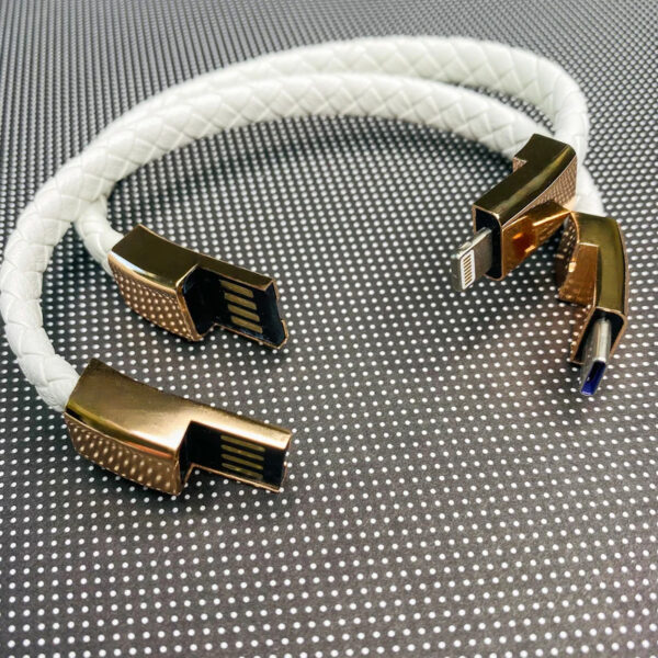 Single Head Magnetic Latching Fast Charging Bracelet Cable_9