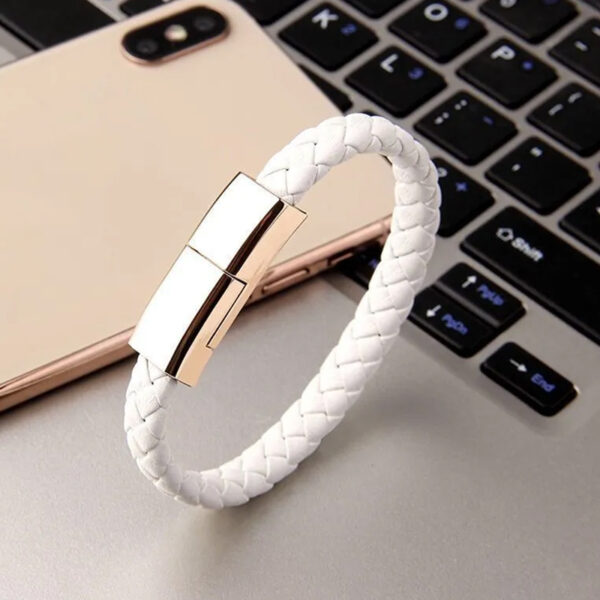 Single Head Magnetic Latching Fast Charging Bracelet Cable_5