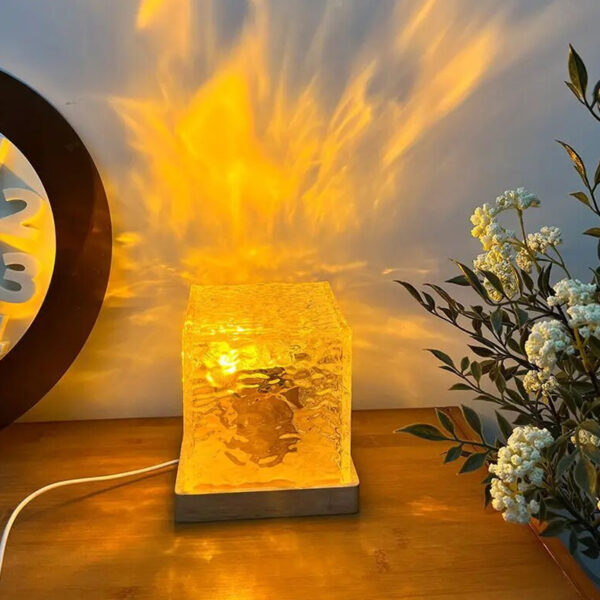 Remote Controlled Creative Ripple Light Bedroom Night Lamp USB Plugged-in_11